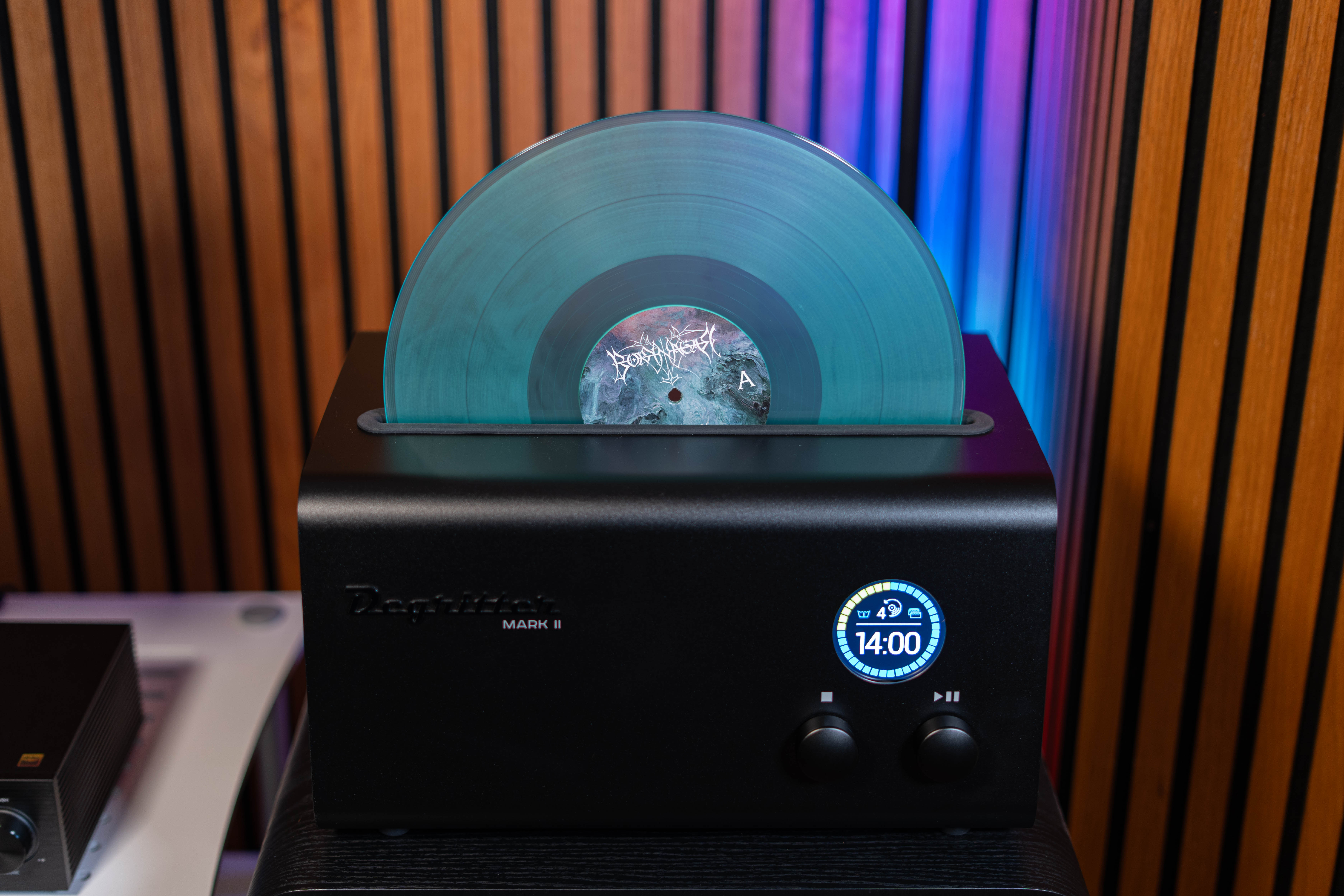 Degritter Mark II mit Borknagar Vinyl