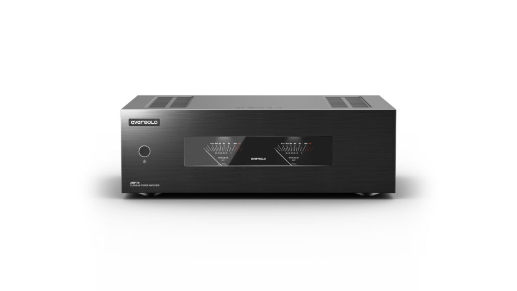 Eversolo AMP-8 - Frontansicht mit VU-Meter