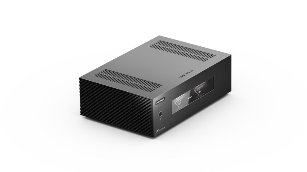 Eversolo AMP-8 - Frontansicht mit VU-Meter seitlich