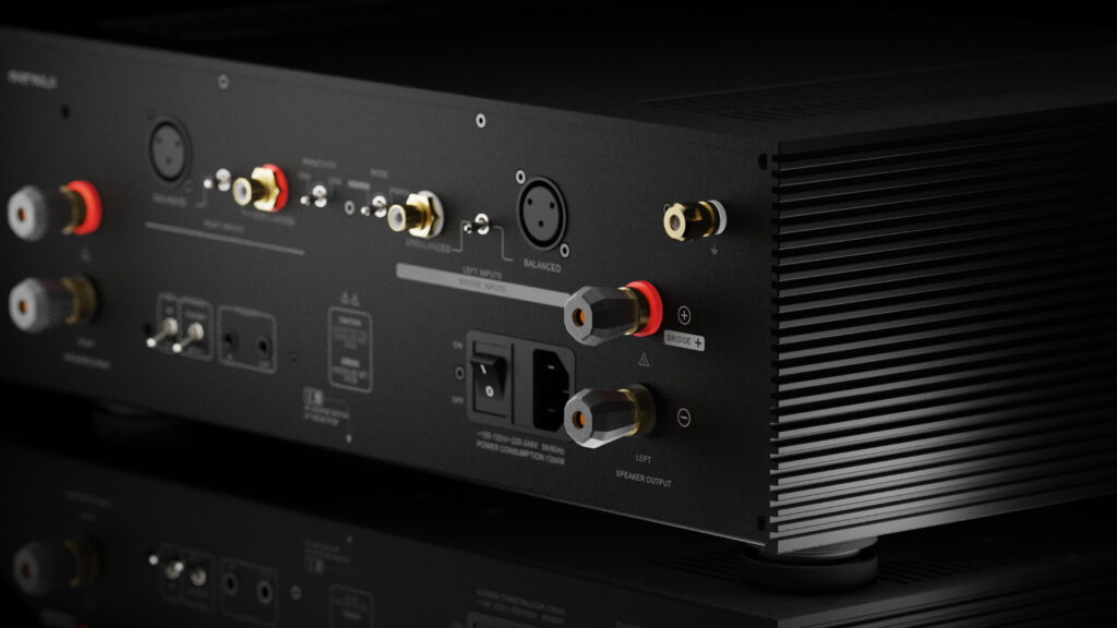 Eversolo AMP-8 - Ansicht auf Anschlüsse detailliert