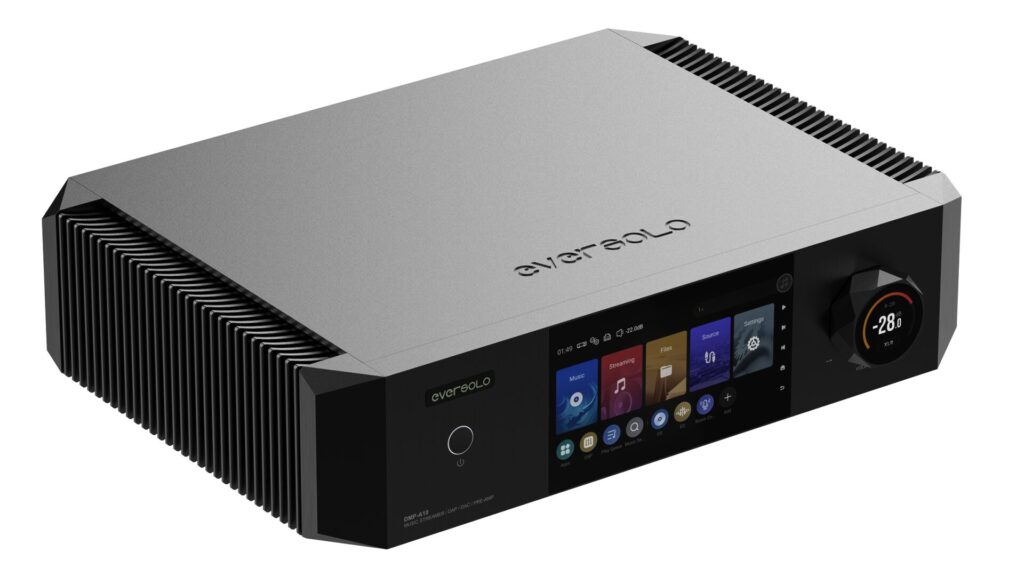Eversolo DMP-A10 - Front seitlich mit Menü