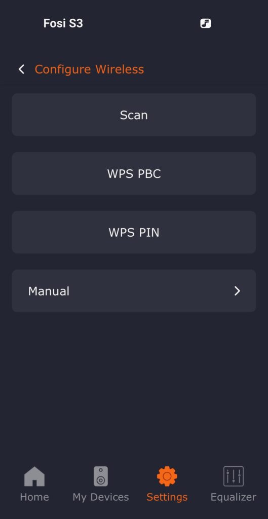 Fosi Audio S3 App - WiFi