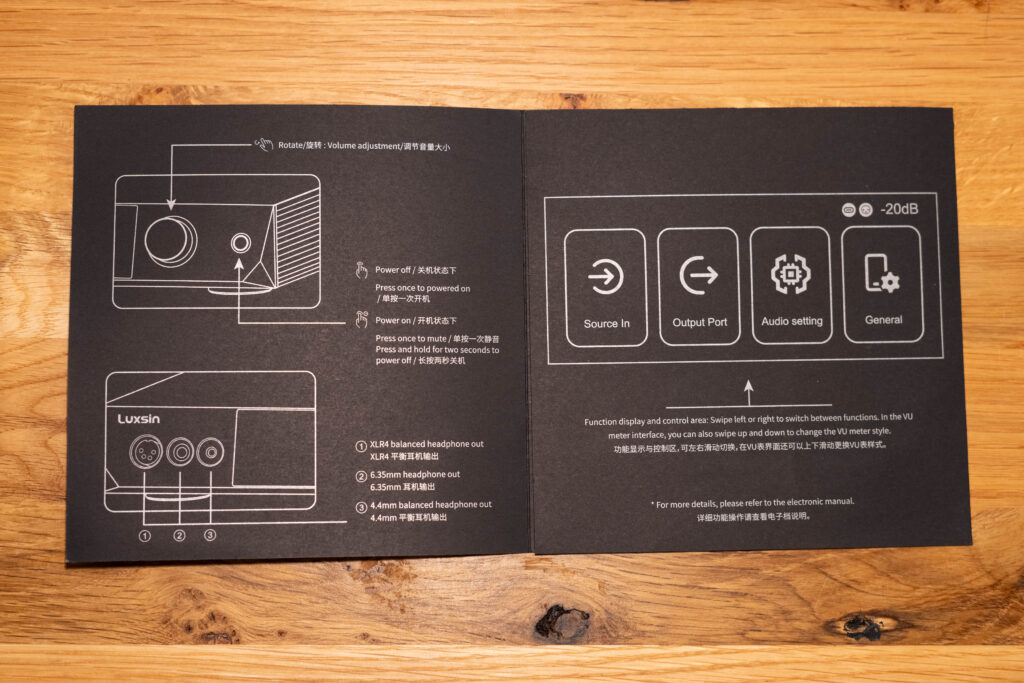 Luxsin X9 - Anleitung mit Erklärung der Front und des Function Displays