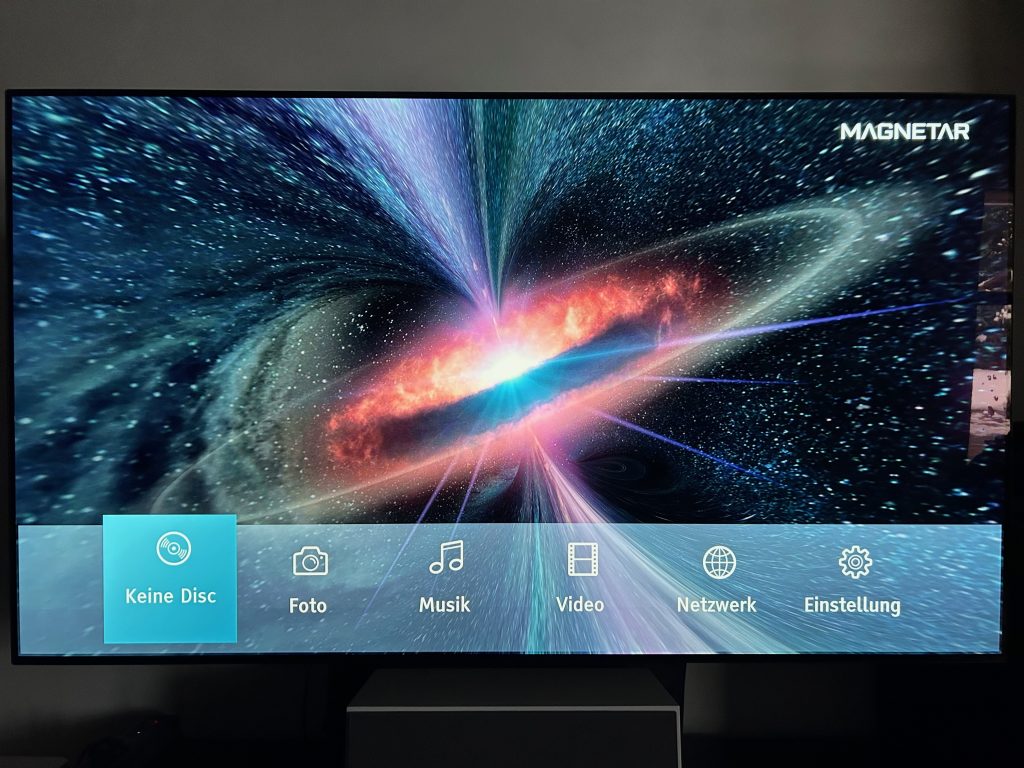 Magnetar UDP900 Screenmenü