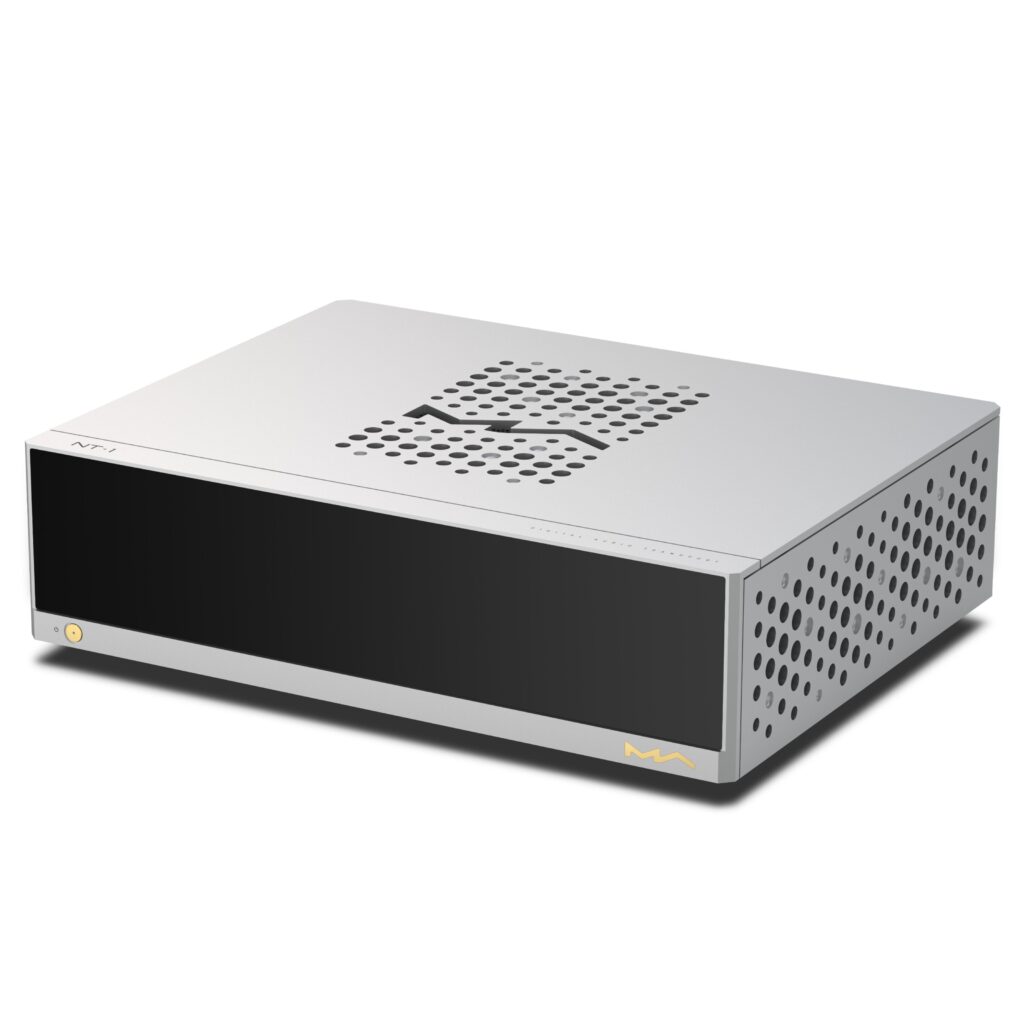 Matrix Audio NT-1 Ansicht von schräg vorne.