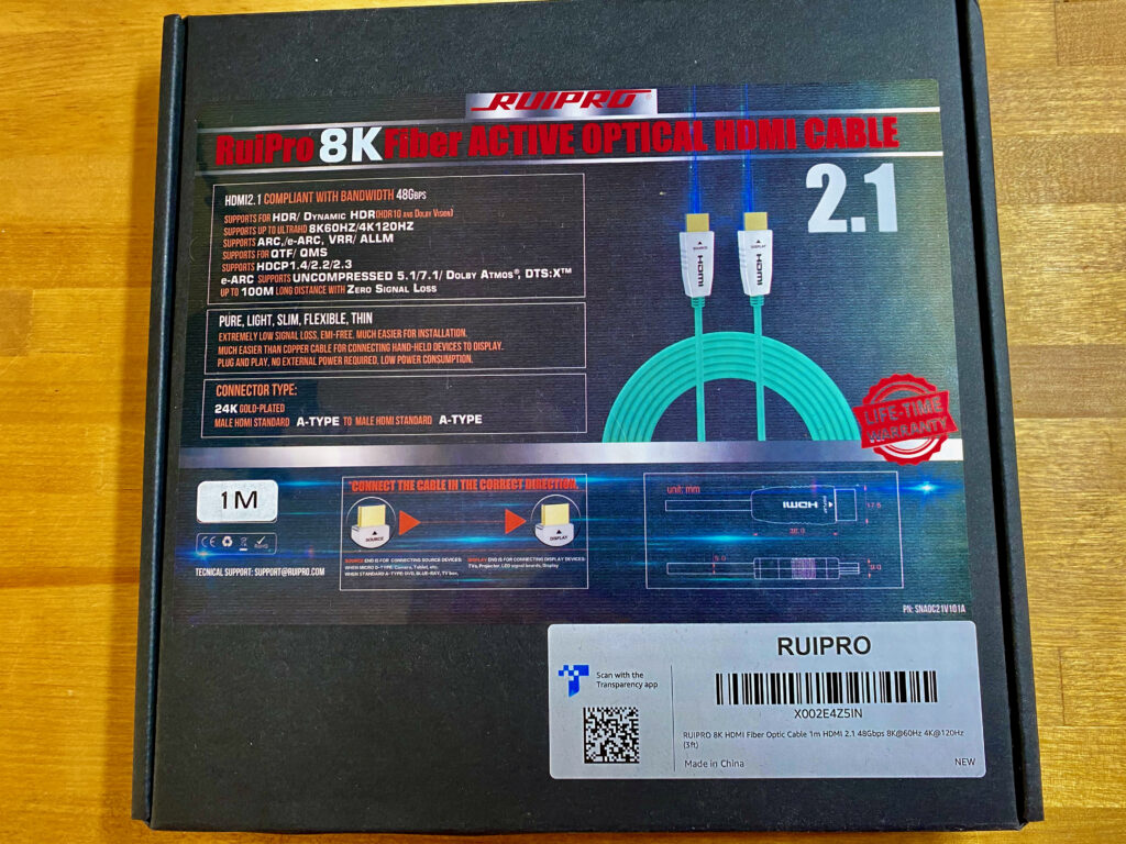 RUIPRO 8K HDMI 2.1 - Packshot