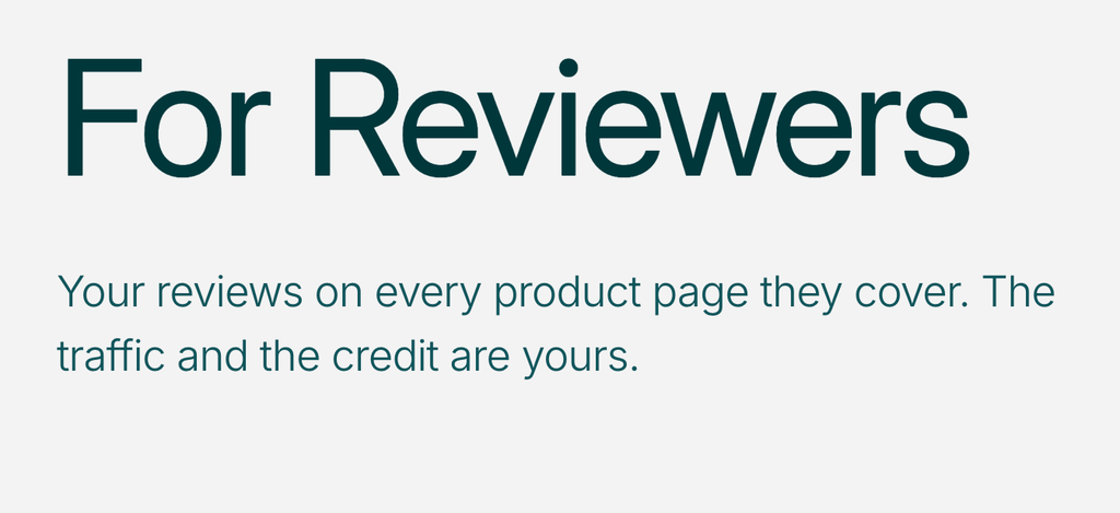 "Reviewers"-Teaser-Text – von pure-neo.io Startseite oder pure-neo.io/for-reviewers
