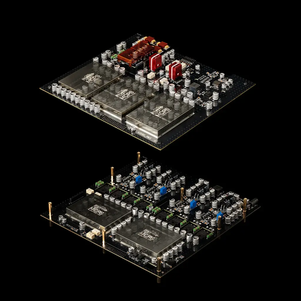 Burson Soloist Prime Voyager - Ansicht auf das dual Layer Board-Design