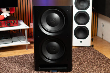 XTZ Cinema Sub 2x12 Edge - Frontansicht ohne Stoffabdeckungen