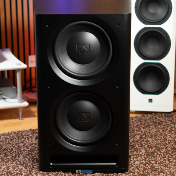 XTZ Cinema Sub 2x12 Edge - Frontansicht ohne Stoffabdeckungen