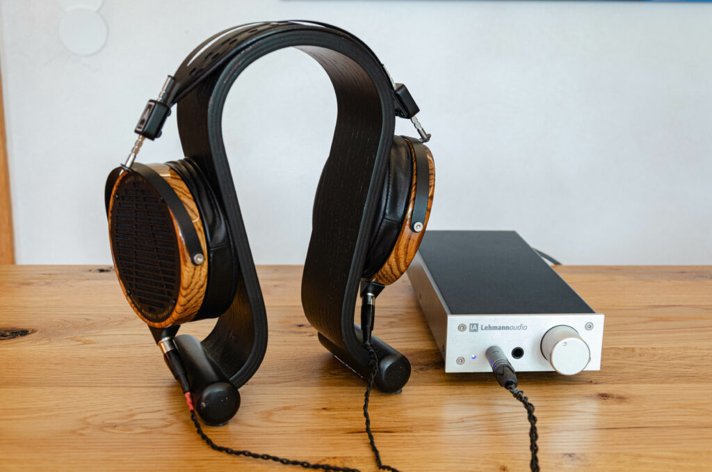 Audeze LCD‑3 Zebrano am Lehmann Audio Linear II