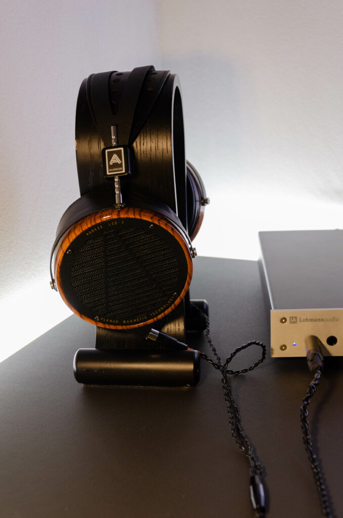 Audeze LCD‑3 Zebrano am Lehmann Audio Linear II