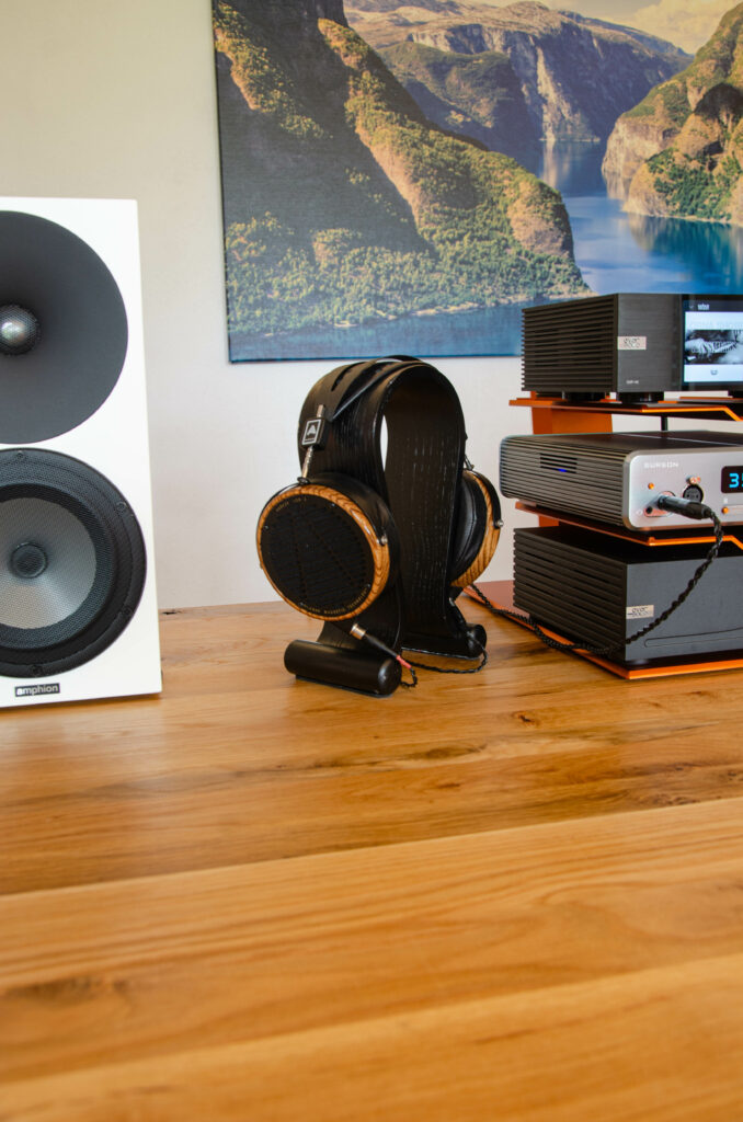 Audeze LCD‑3 Zebrano am Burson Audio Conductor GT4 Deluxe mit Eversolo DMP-A6 & AMP-F2 sowie Amphion Argon 3S