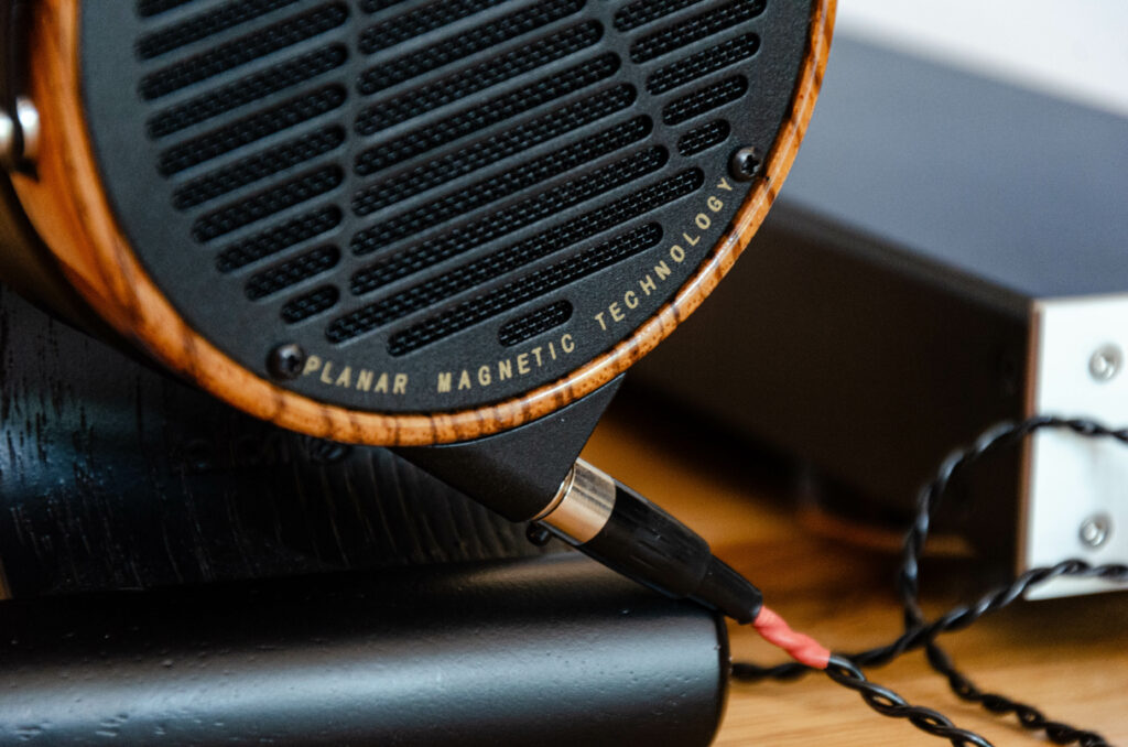 Audeze LCD‑3 Zebrano am Lehmann Audio Linear II