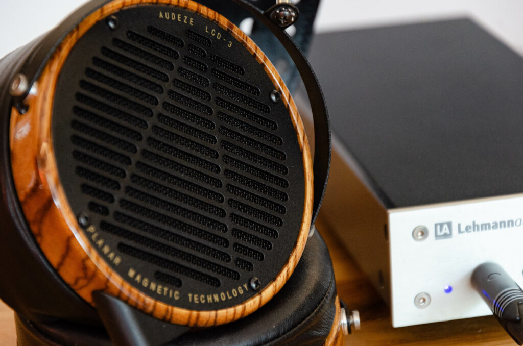 Audeze LCD‑3 Zebrano am Lehmann Audio Linear II