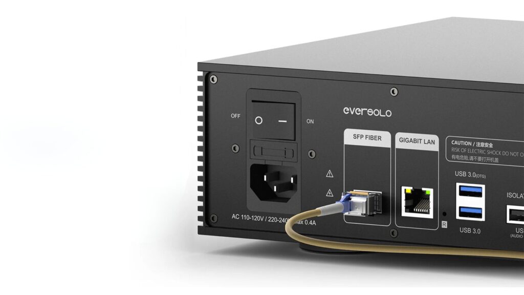 Eversolo T8 - SFP Glasfaser Anschluss