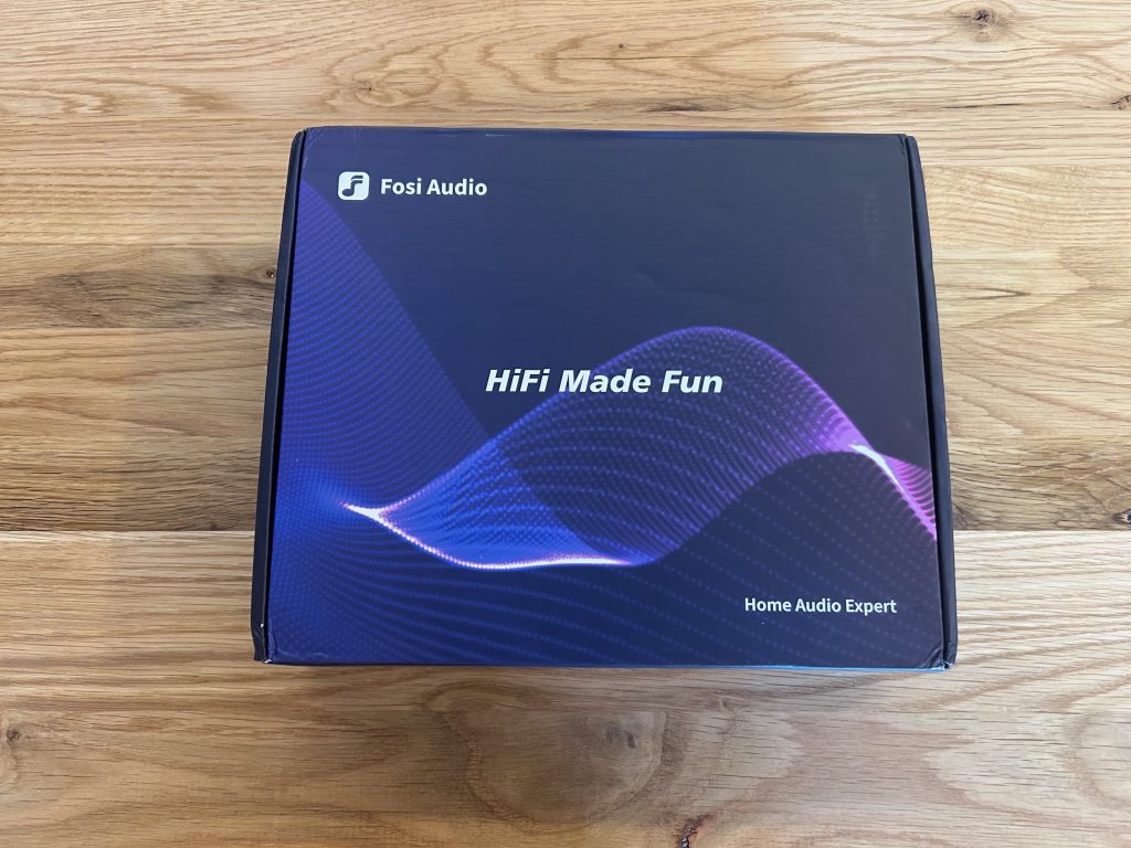 Verpackung des Fosi Audio V3 Mono