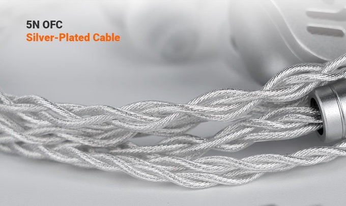 Fosi IM4 - Versilbertes Kabel