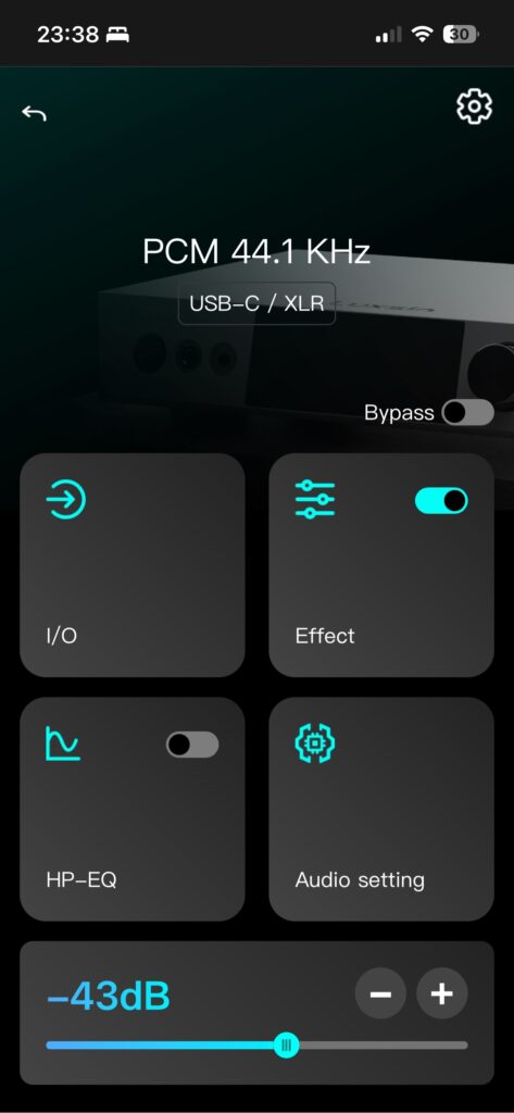 Luxsin X9 iOS-App - Startseite