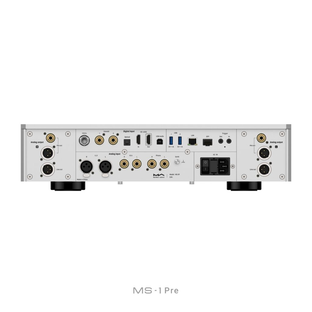 Matrix Audio MS-1 Pre - Rückseite