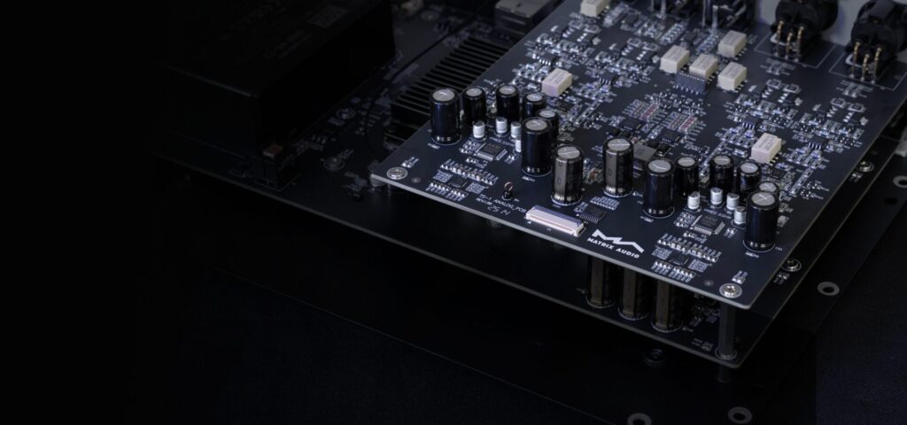 Matrix Audio TS-1 - Innenansicht mit balanced Aufbau