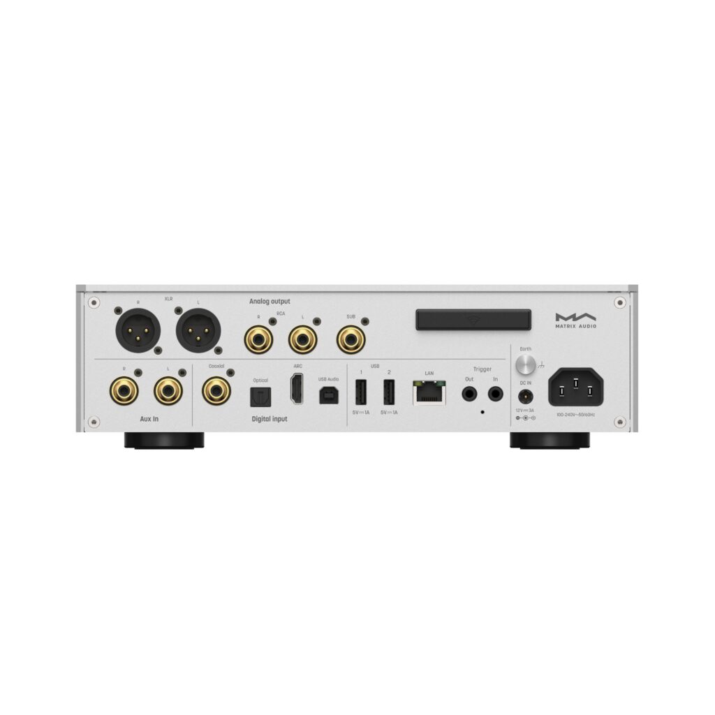 Matrix Audio TS-1 - Ansicht auf die Anschlüsse