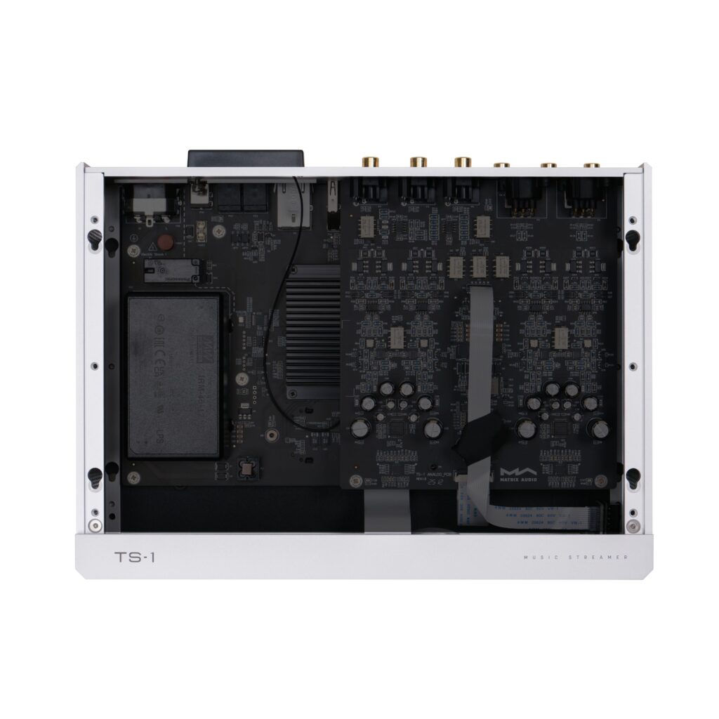 Matrix Audio TS-1 - Ansicht von oben auf das Innenleben