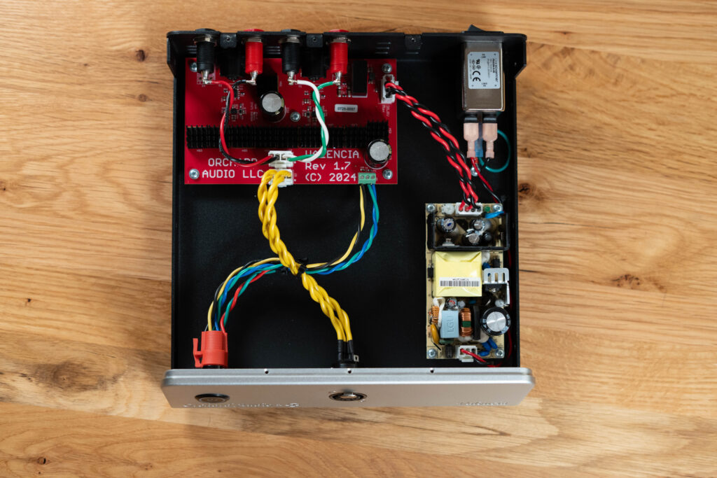 Orchard Audio Valencia geöffnet von oben