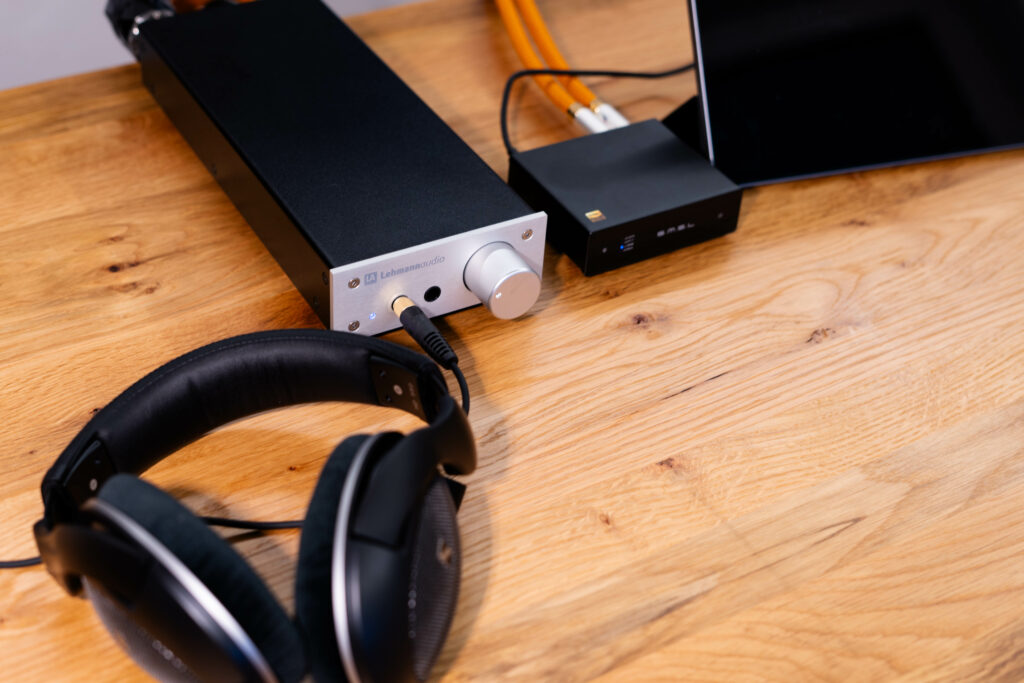 SMSL D1 - Setup mit iPad Air, Lehmann Audio Linear II, Sennheiser HD550 und Ricable Dedalus