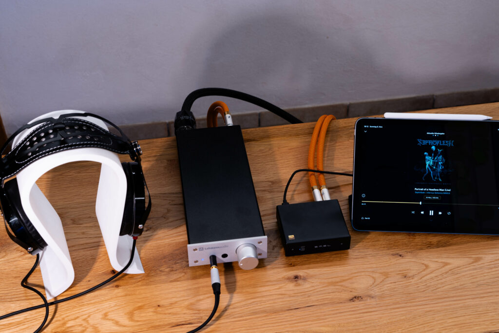 SMSL D1 - Setup mit iPad Air, Lehmann Audio Linear II, Verum 2 und Ricable Dedalus