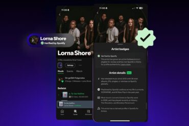 Verified by Spotify - hier als Demo mit Lorna Shore